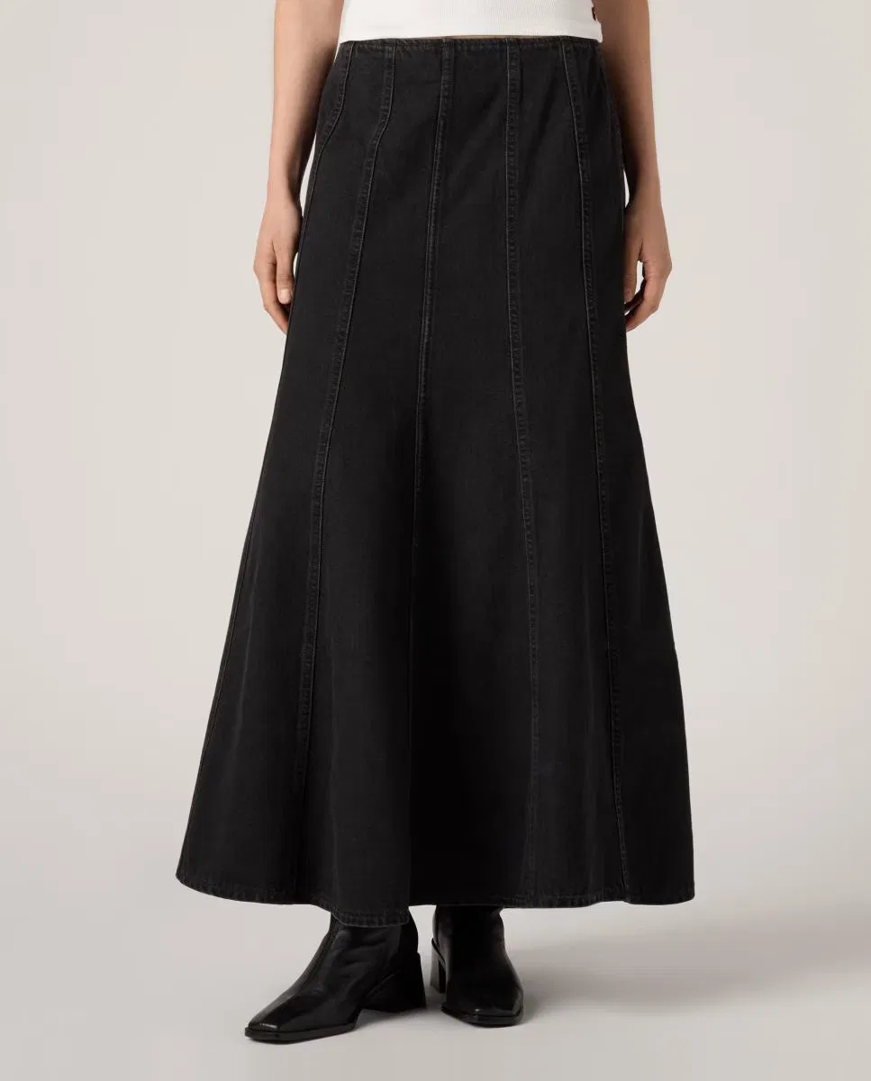 Женская юбка длинный, Vaquera Seamed, Levi's, синий — фото 3