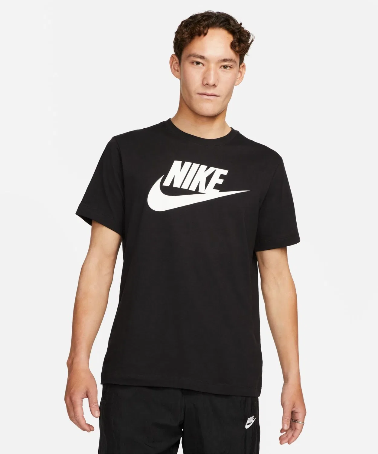 Мужская футболка с коротким рукавом хлопковая Futura Icon NIKE, Black