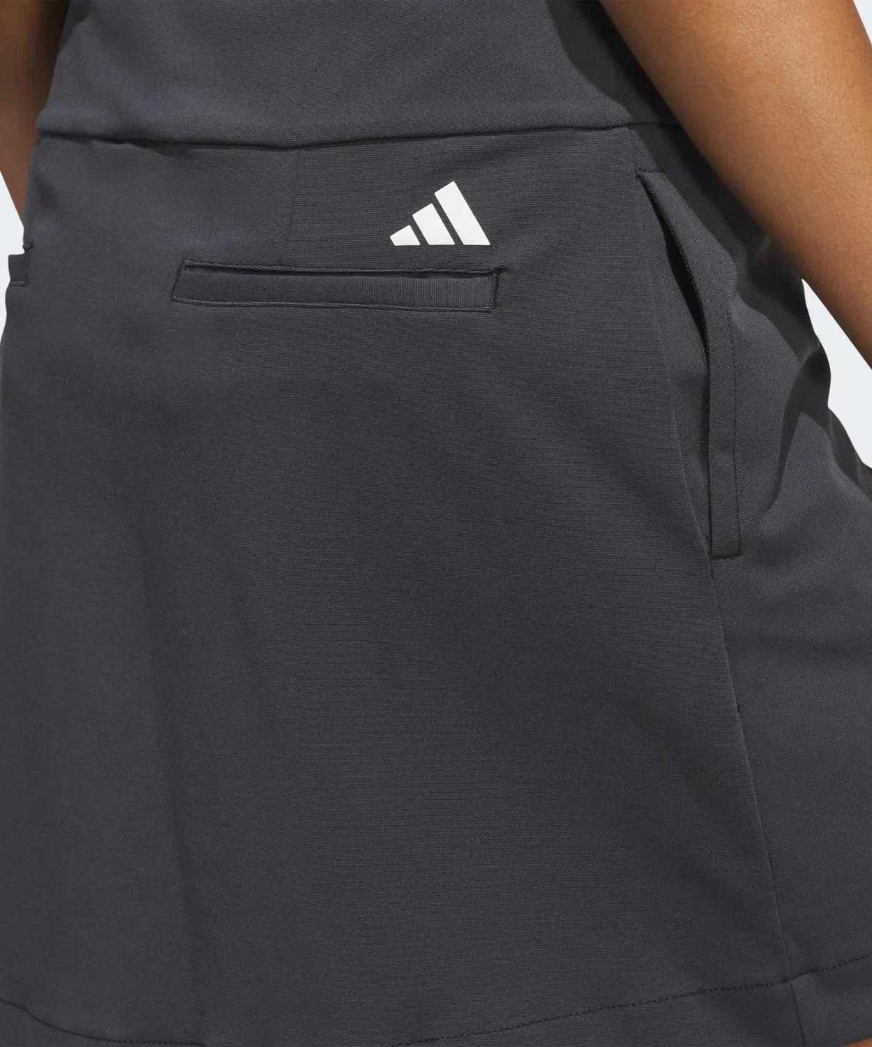 Женская мидл-райз юбка для гольфа с запахом Beyond the Course Adidas, Grey — фото 3