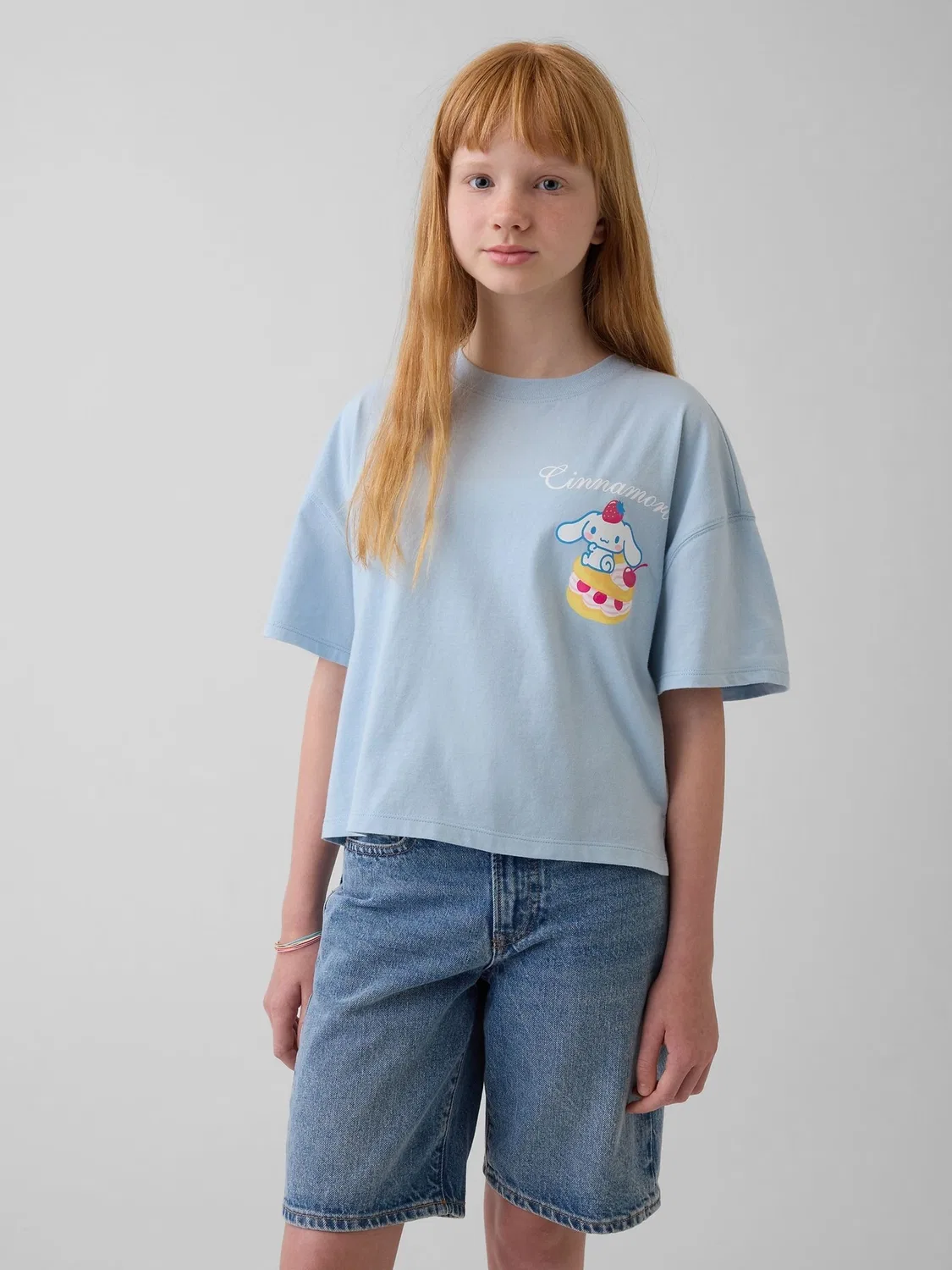 Футболка оверсайз с Hello Kitty Gap, Blue Cinnamorol