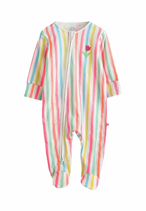 Боди с цветочным принтом sleep suit Next yellow, желтый — фото 4