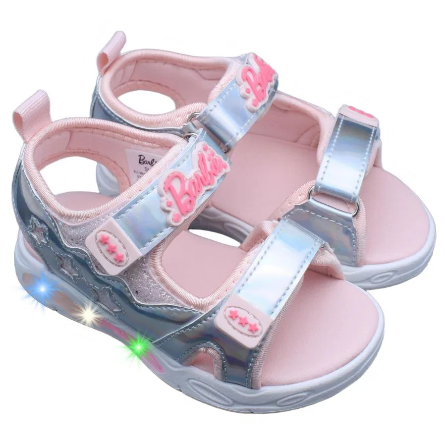 Сандалии с подсветкой Barbie, Light Pink Star