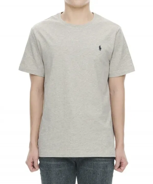 Футболка с коротким рукавом, slim fit, Polo Ralph Lauren, серый