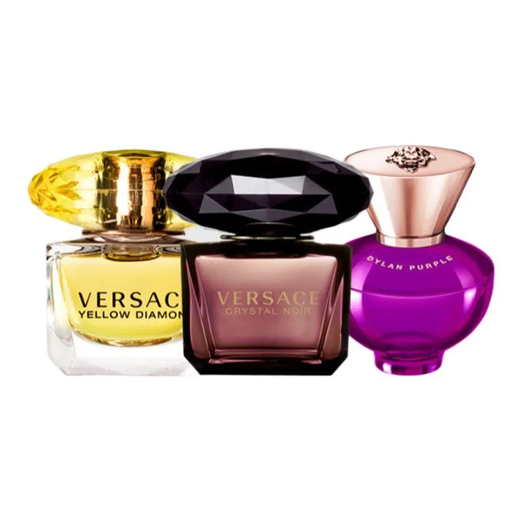 Набор женских пробников духов Phantom Gold Diamond Light, Starry Night Crystal, Sunset Dream Song, VERSACE