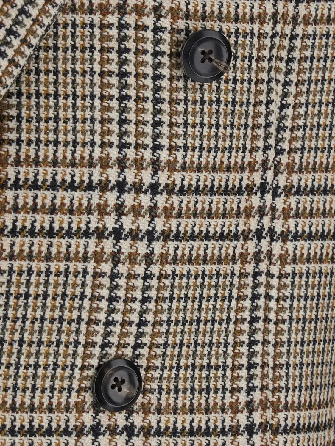 Emporio Armani Двубортный пиджак Prince of Wales нейтральные тона — фото 2