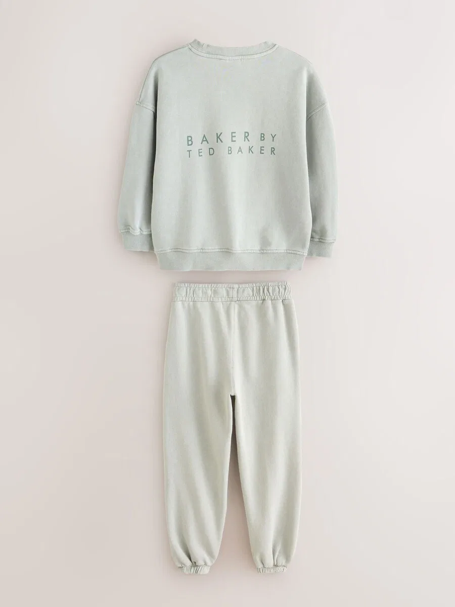 Спортивный костюм Baker by Ted Baker пастельно-зеленого цвета — фото 2