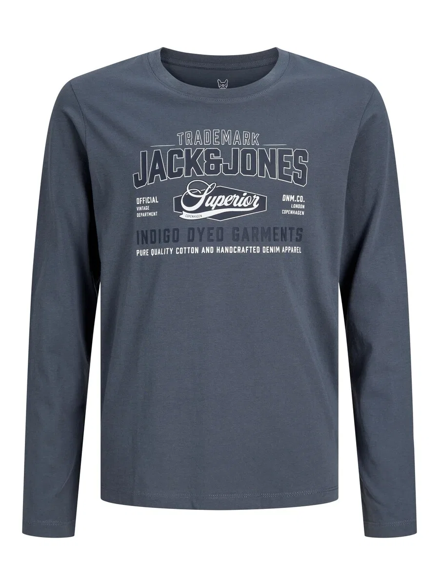 Детская рубашка, цвет базальтово-серый Jack & Jones Junior