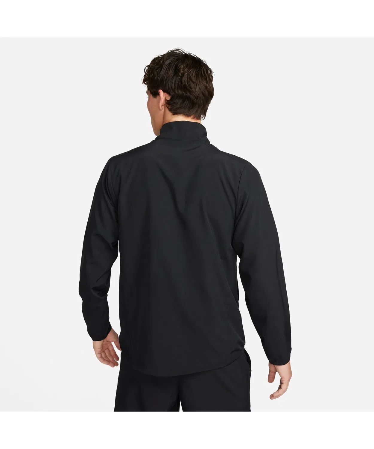 Мужская куртка-ветровка с быстросохнущей тканью, модель DF Form NIKE, Black — фото 2