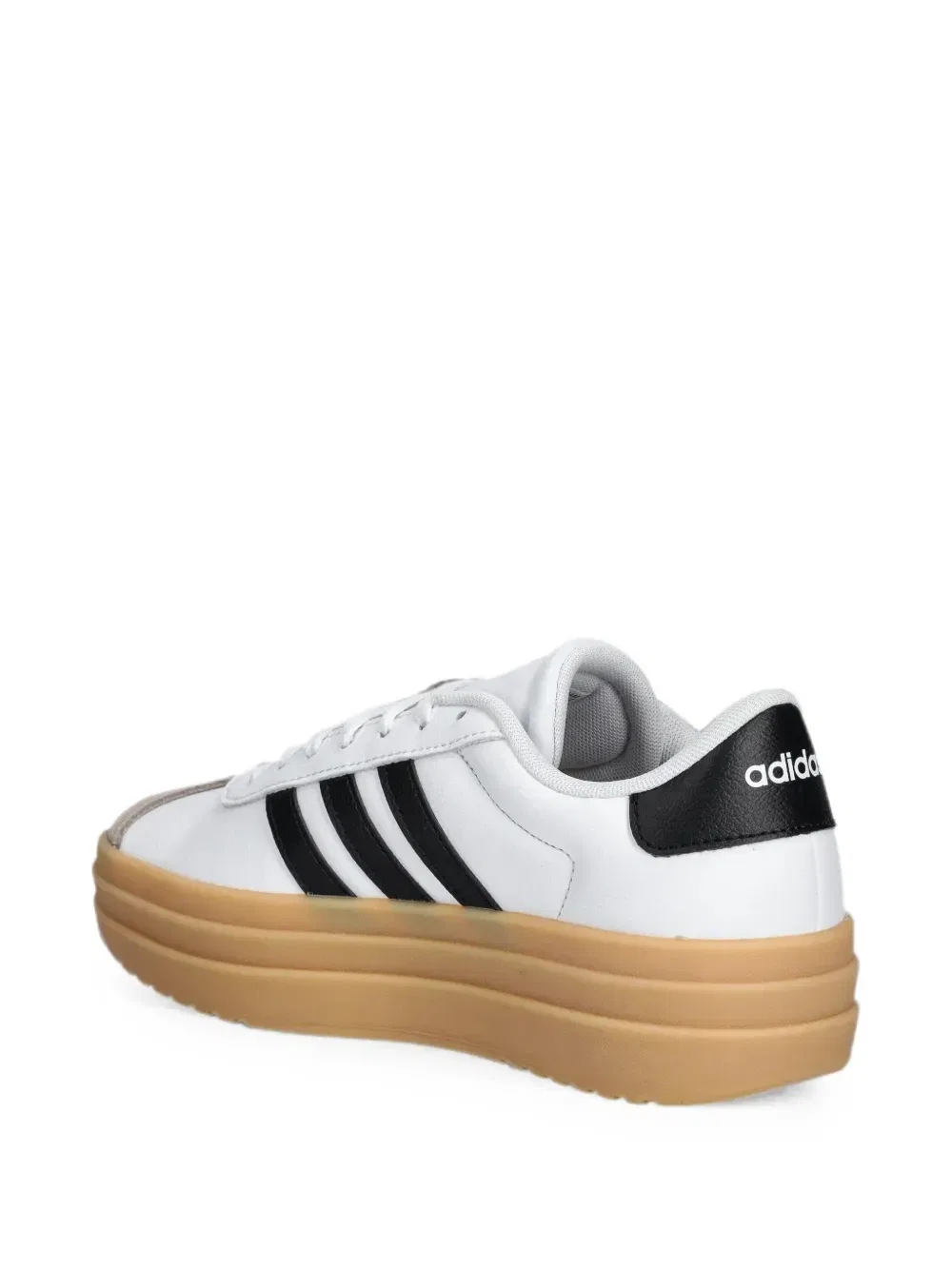 Кроссовки на платформе VL Court Bold Adidas Kids, белый — фото 4