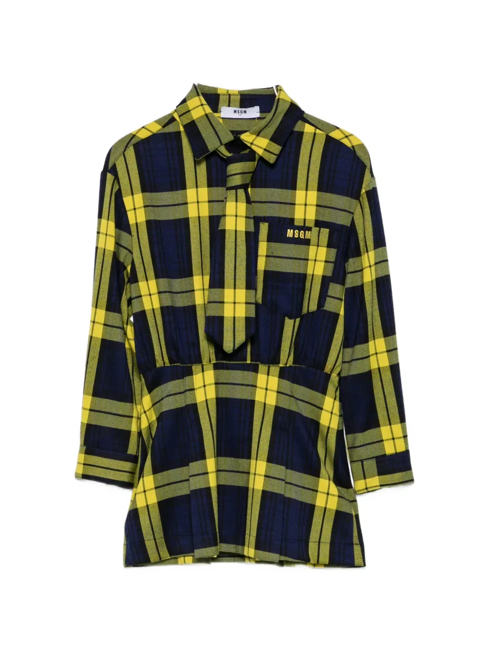 Платье повседневное MSGM Kids, синий