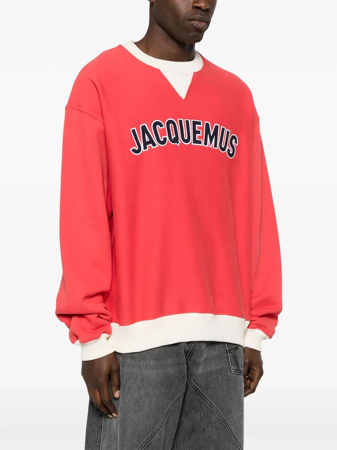 Jacquemus Толстовка Le Sweatshirt Красная — фото 3