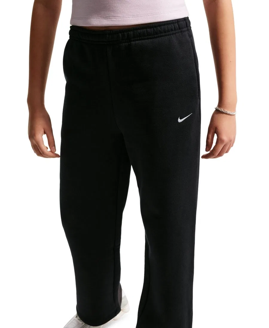 Детские спортивные штаны со свободным кроем, модели Studio Fleece Nike, Black — фото 3