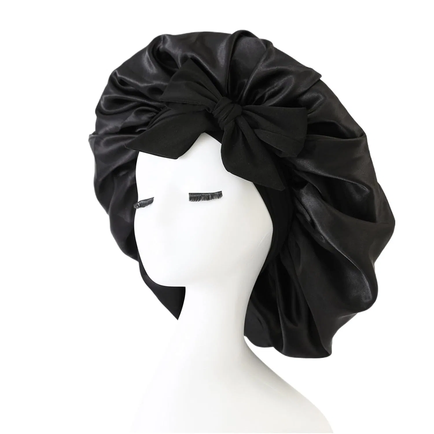 Шапочка для душа Silk, FJOADNVM, 36x58 см, Black