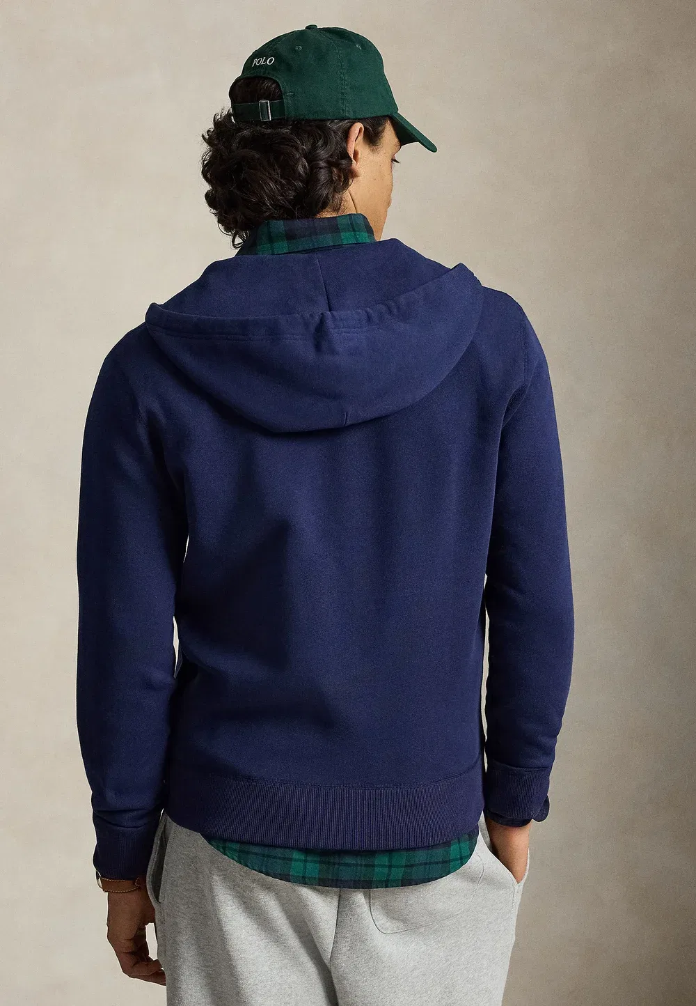 Толстовка на молнии из флиса с логотипом Polo Ralph Lauren, Newport Navy — фото 3