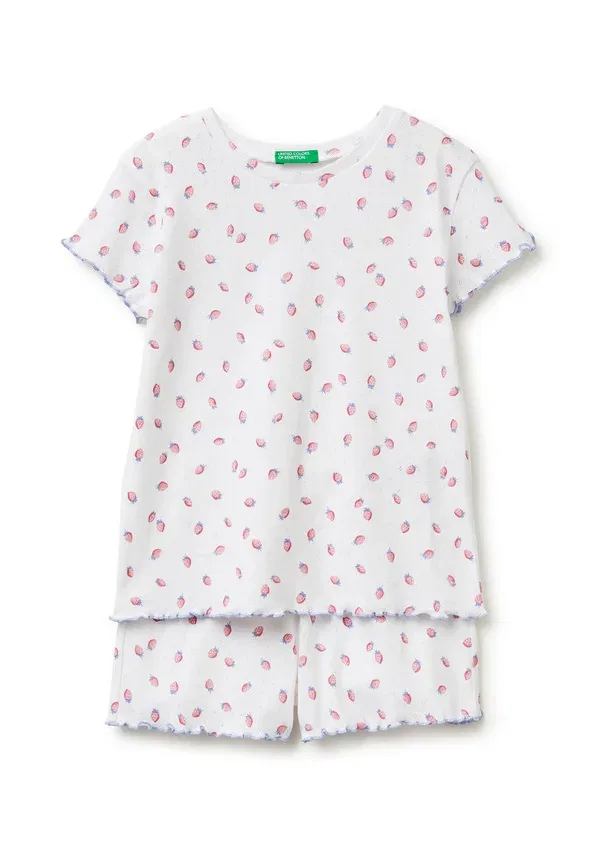 Пижамный комплект с узором United Colors Of Benetton, белый