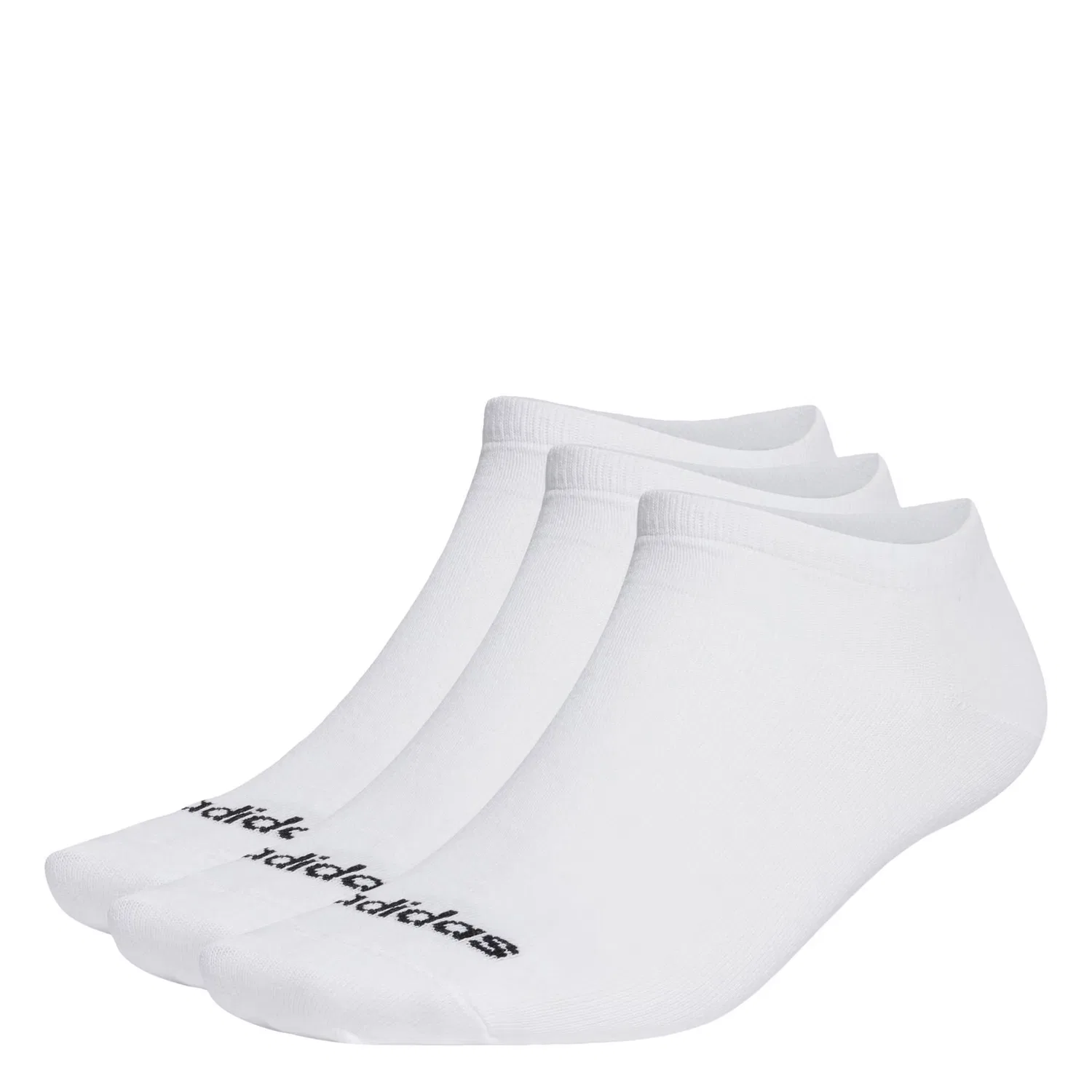 Спортивные носки Adidas Performance Thin Linear Low-Cut 3 Pairs белого цвета
