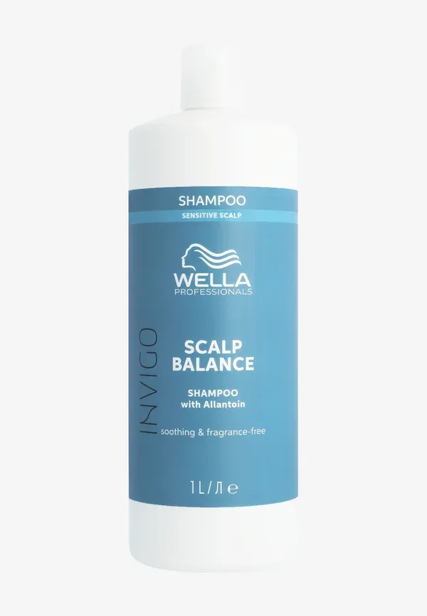 Шампунь для чувствительной кожи головы Invigo Scalp Balance Sensitive Shampoo Wella, 1000 мл