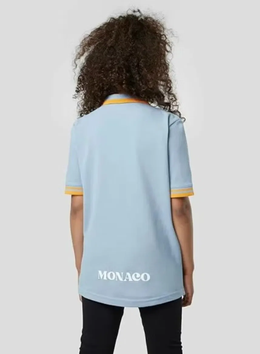 Поло с коротким рукавом Monaco Mclaren, пыльно-синий — фото 3