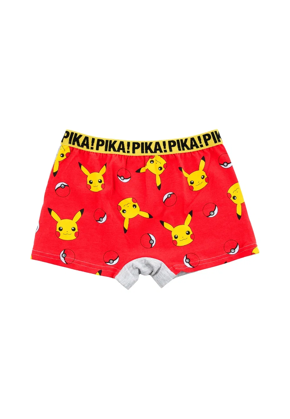 Набор боксерских шорт Pikachu kinder jungen 2er - плавки Pokemon, Rot — фото 3