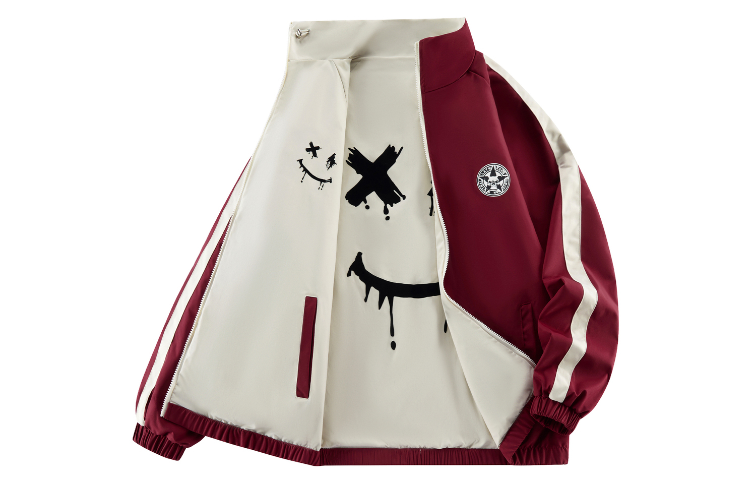 

LA'T.WEEKEND Куртка Fall Unisex, Burgundy (Upgraded-G2455)