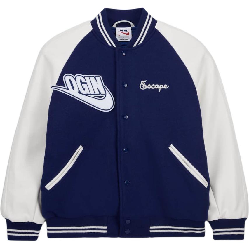 Nike Куртка бейсбольная X Nigo Nrg, Marine Blue — фото 3