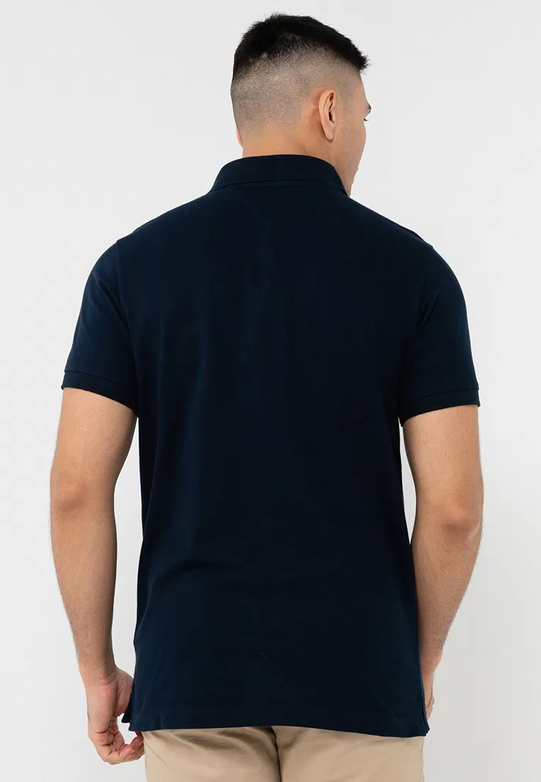 Поло, Slim Fit, Tommy Jeans Tommy Hilfiger, темно-синий — фото 2