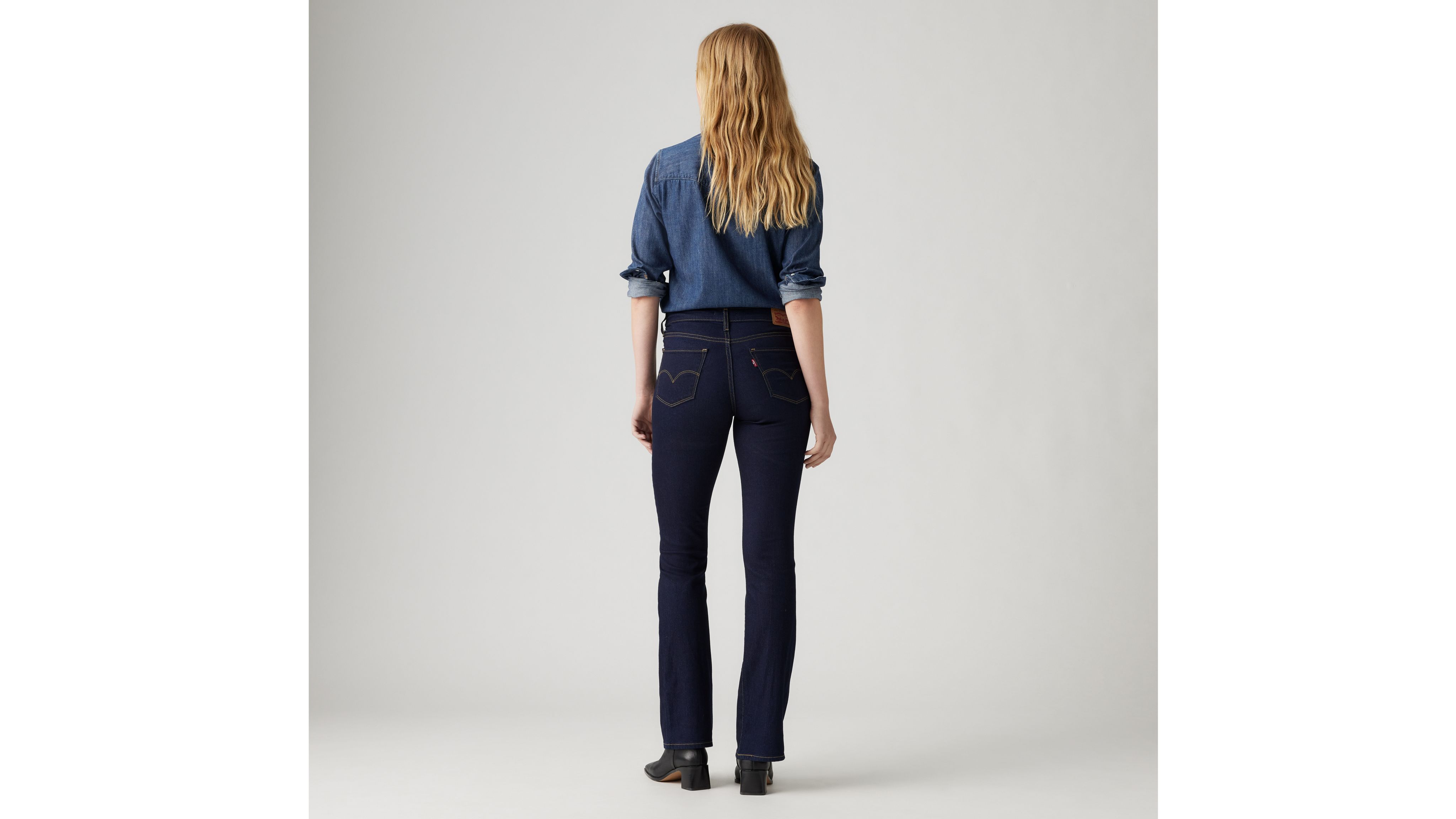 

315 Формирующие женские джинсы Bootcut Levi's, цвет Darkest Sky - Dark Wash