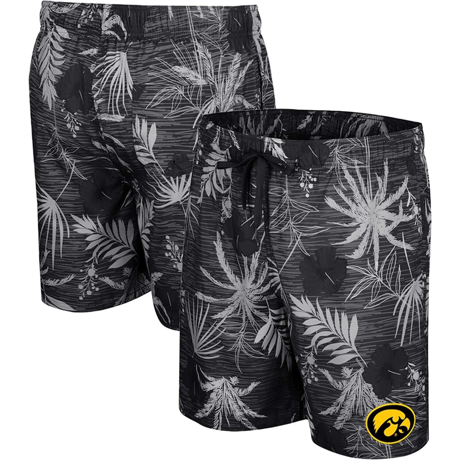 

Мужские черные шорты для плавания Iowa Hawkeyes What Else is New Colosseum