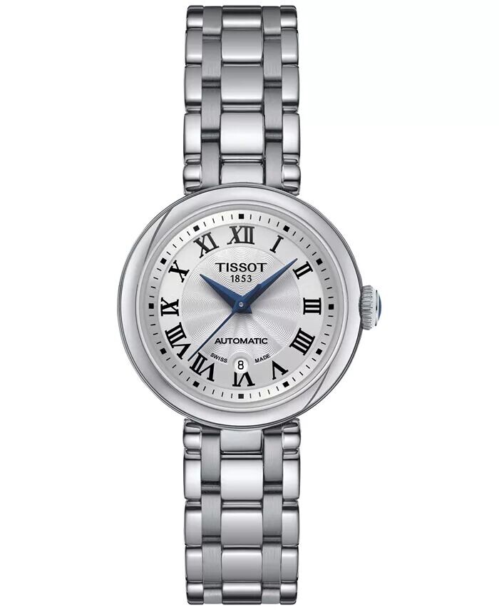 

Женские часы Bellissima с браслетом из нержавеющей стали, 29 мм Tissot, белый