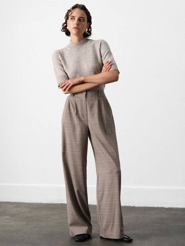 

Честер широкие брюки с расклешенными штанинами French Connection, Brown/Multi