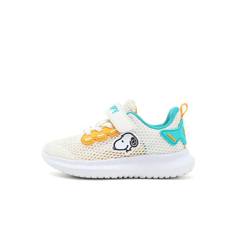 

Детские кроссовки с низкой амортизацией и дышащими вставками Ecru Kids SNOOPY, Ecru