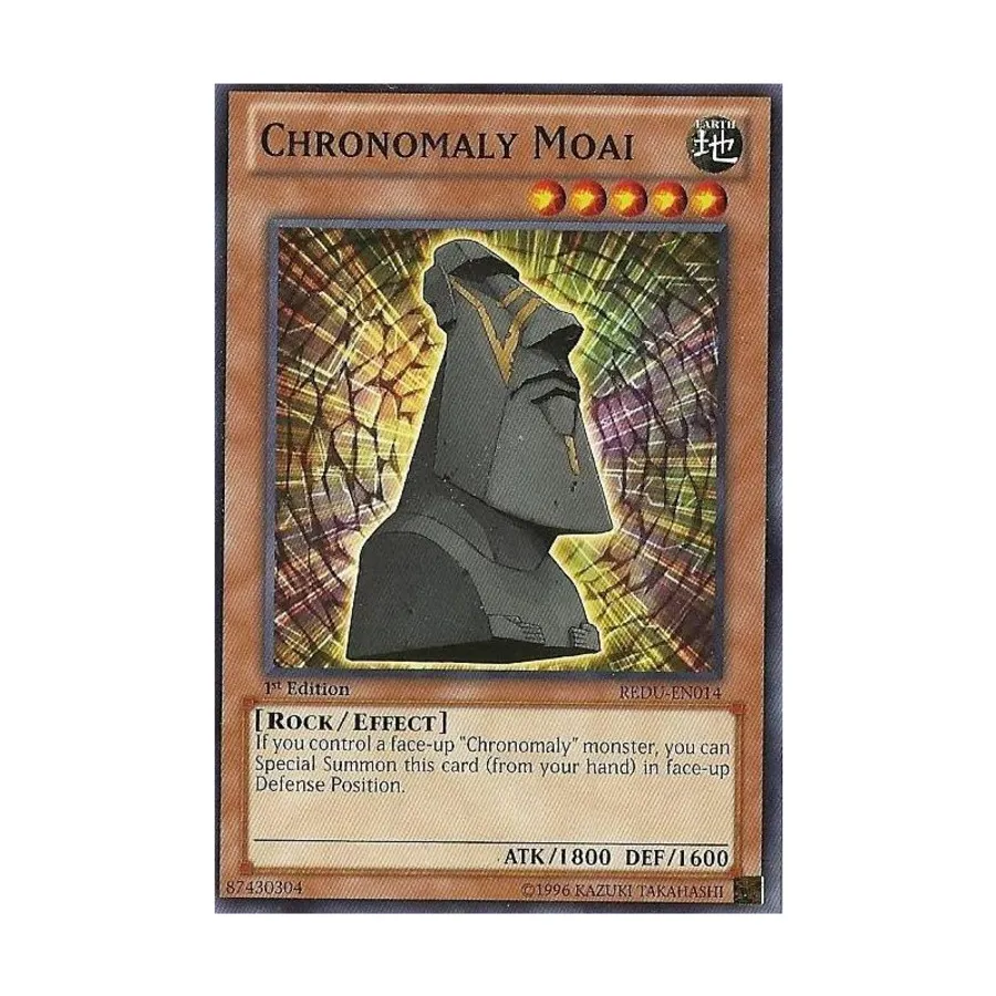 

CCG Хрономалия Моаи (Обычная), Yu-Gi-Oh - Return of the Duelist - Singles