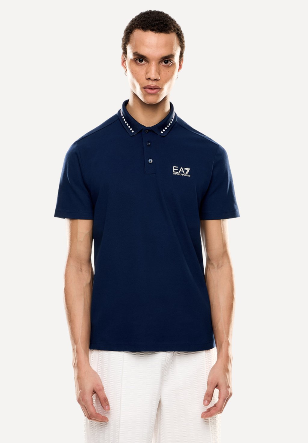

Поло EA7 Emporio Armani, синий