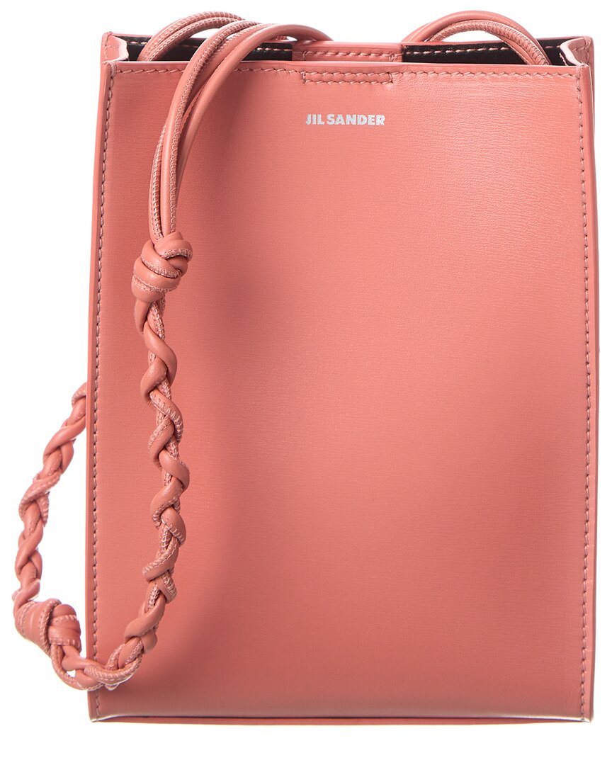 

Jil Sander Tangle Маленькая кожаная сумка через плечо, розовый