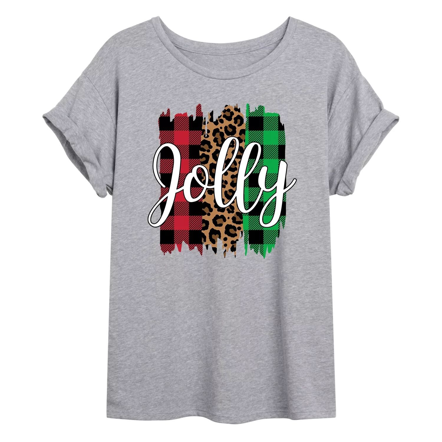 

Детская футболка большого размера с рисунком Cristmas Jolly Licensed Character