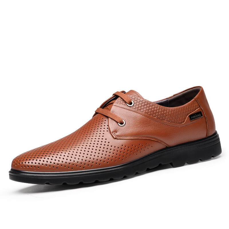 Туфли мужские Men"s Casual Men Low-Top Aokang, коричневый — фото 3