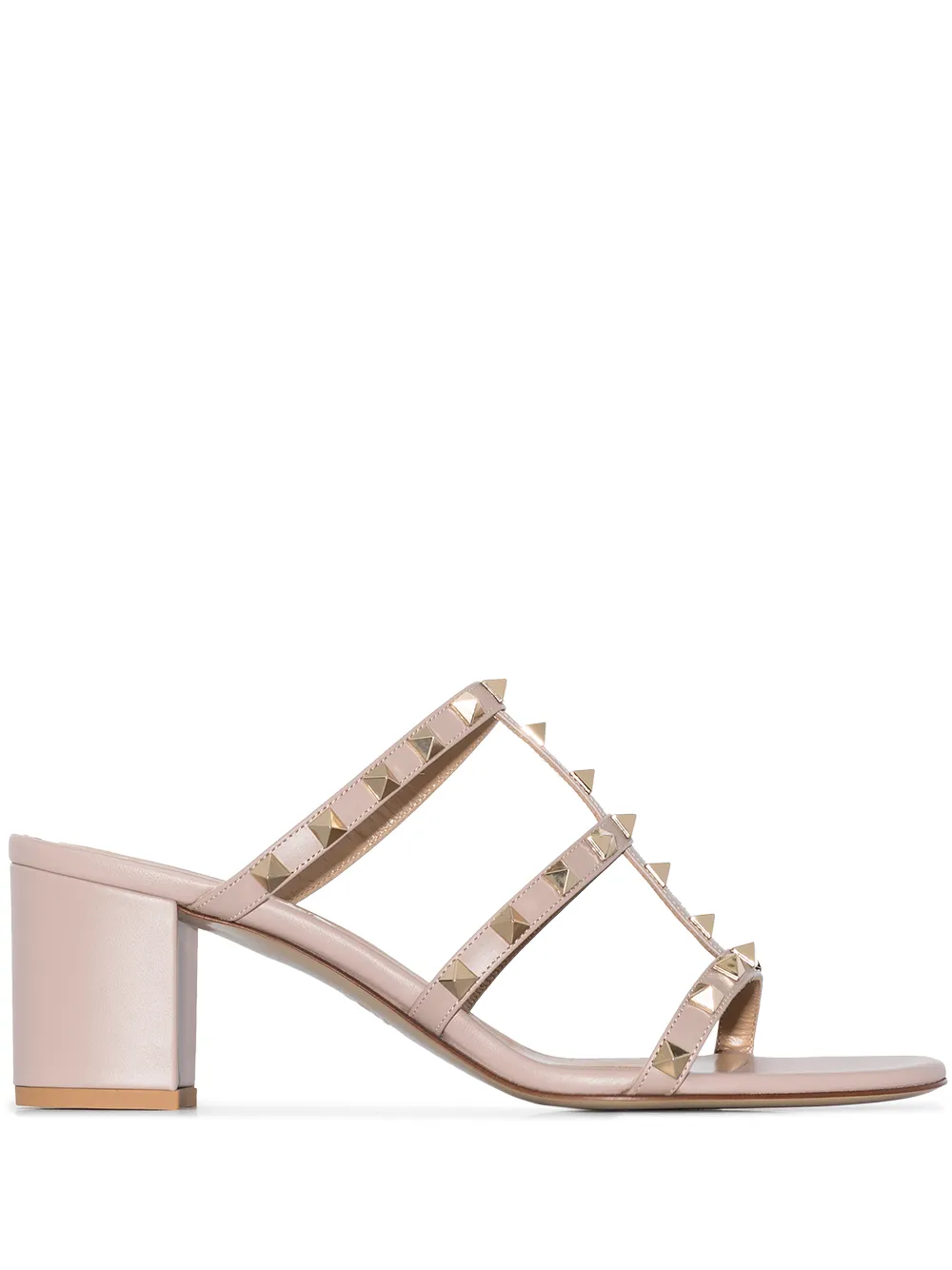 Босоножки Rockstud 60 VALENTINO GARAVANI, нейтральный