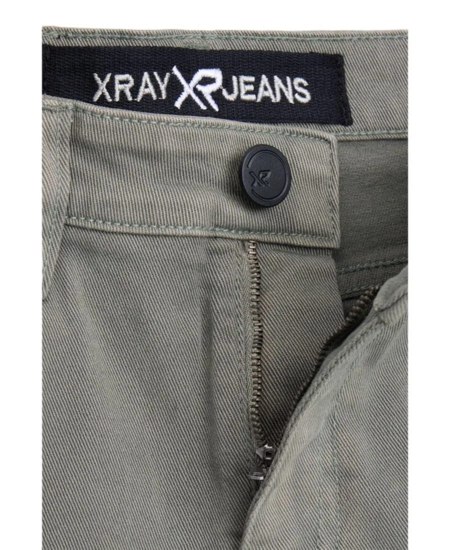 Брюки-карго Flex Slim Fit для мальчиков (20-46 см ) Xray, зеленый — фото 3