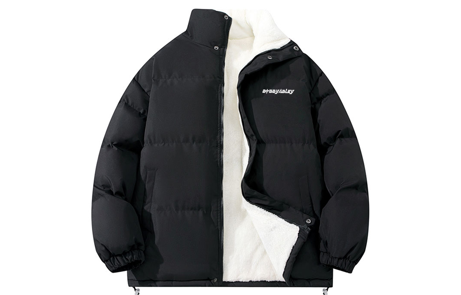 

BOBBY ABLEY Пуховик Unisex, Black (Thermal Sherpa Lining)