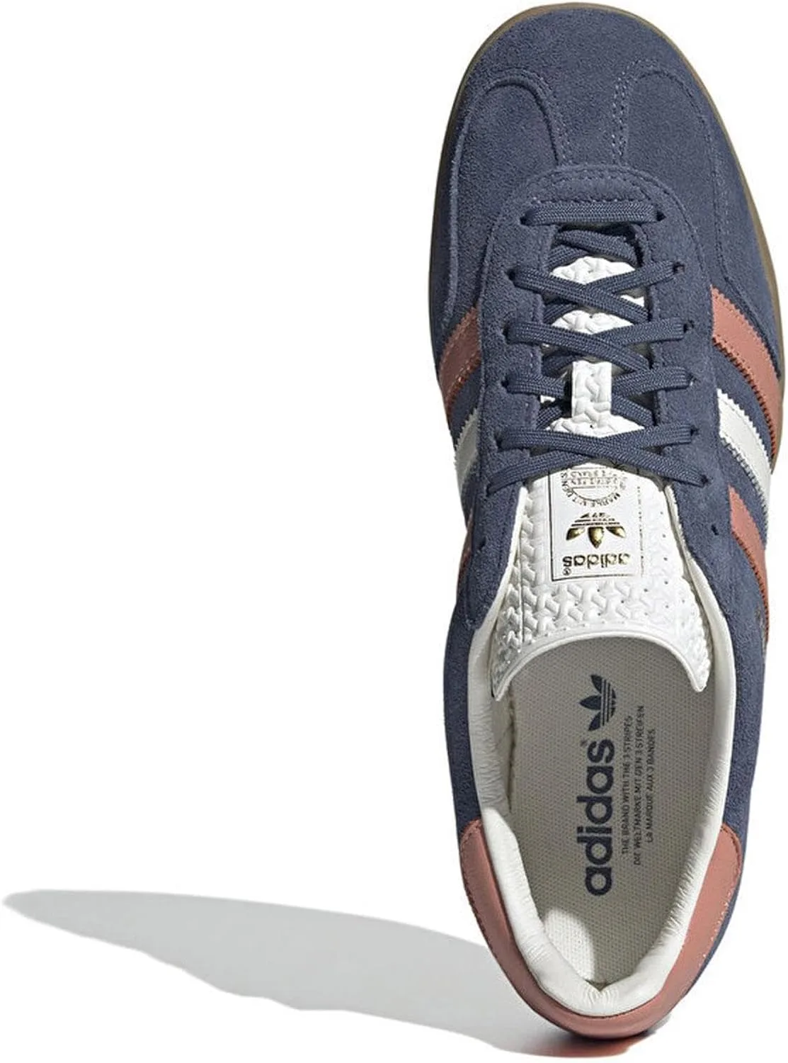 Кроссовки Adidas Gazelle Indoor Unisex Casual Shoes IG1640 синего цвета — фото 3