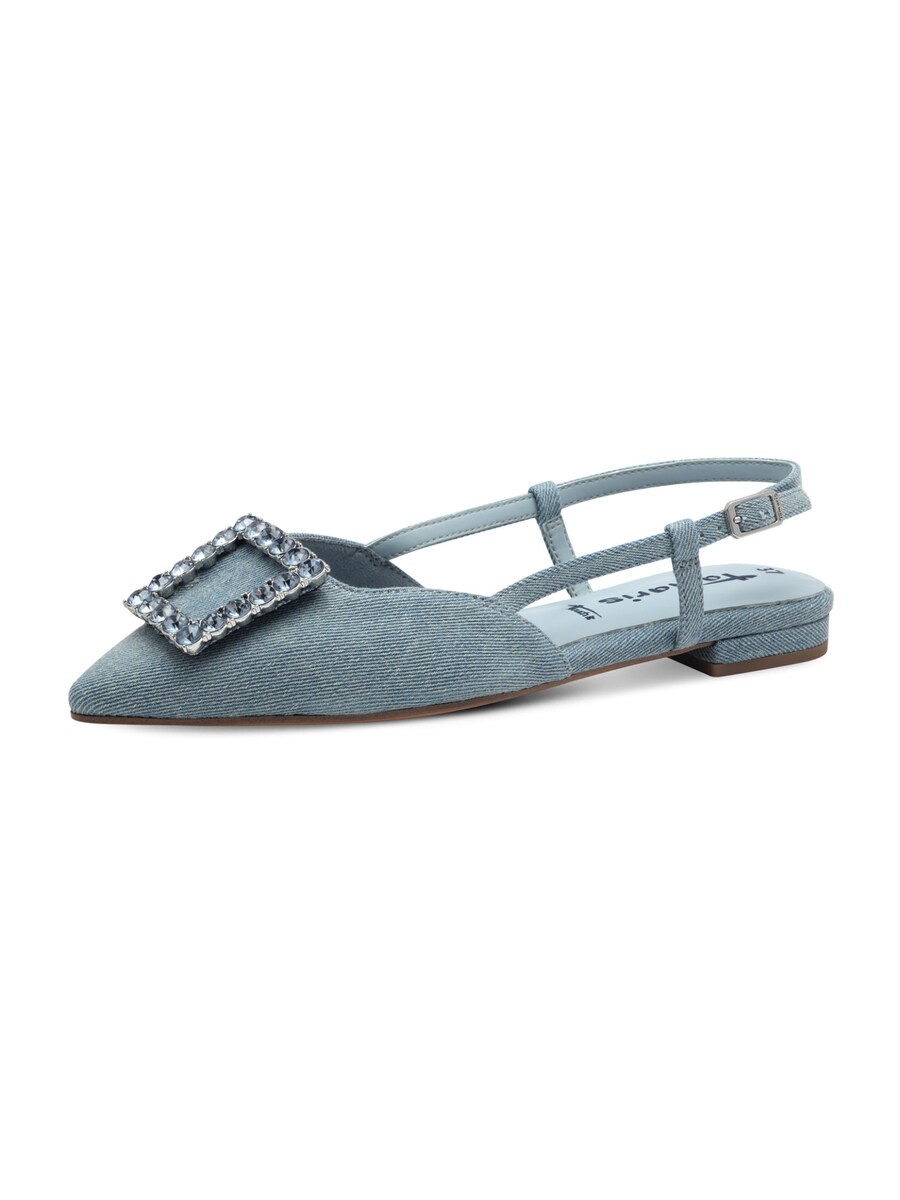 Балетки с ремешком Tamaris, Blue denim