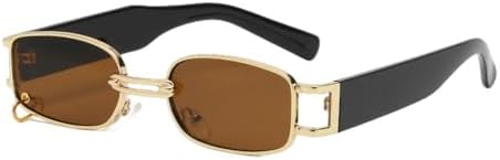 

Винтажные черные квадратные солнцезащитные очки для женщин, маленькие прямоугольные солнцезащитные очки для мужчин и женщин, градиентные, с прозрачным зеркальным покрытием MTZJH, C6