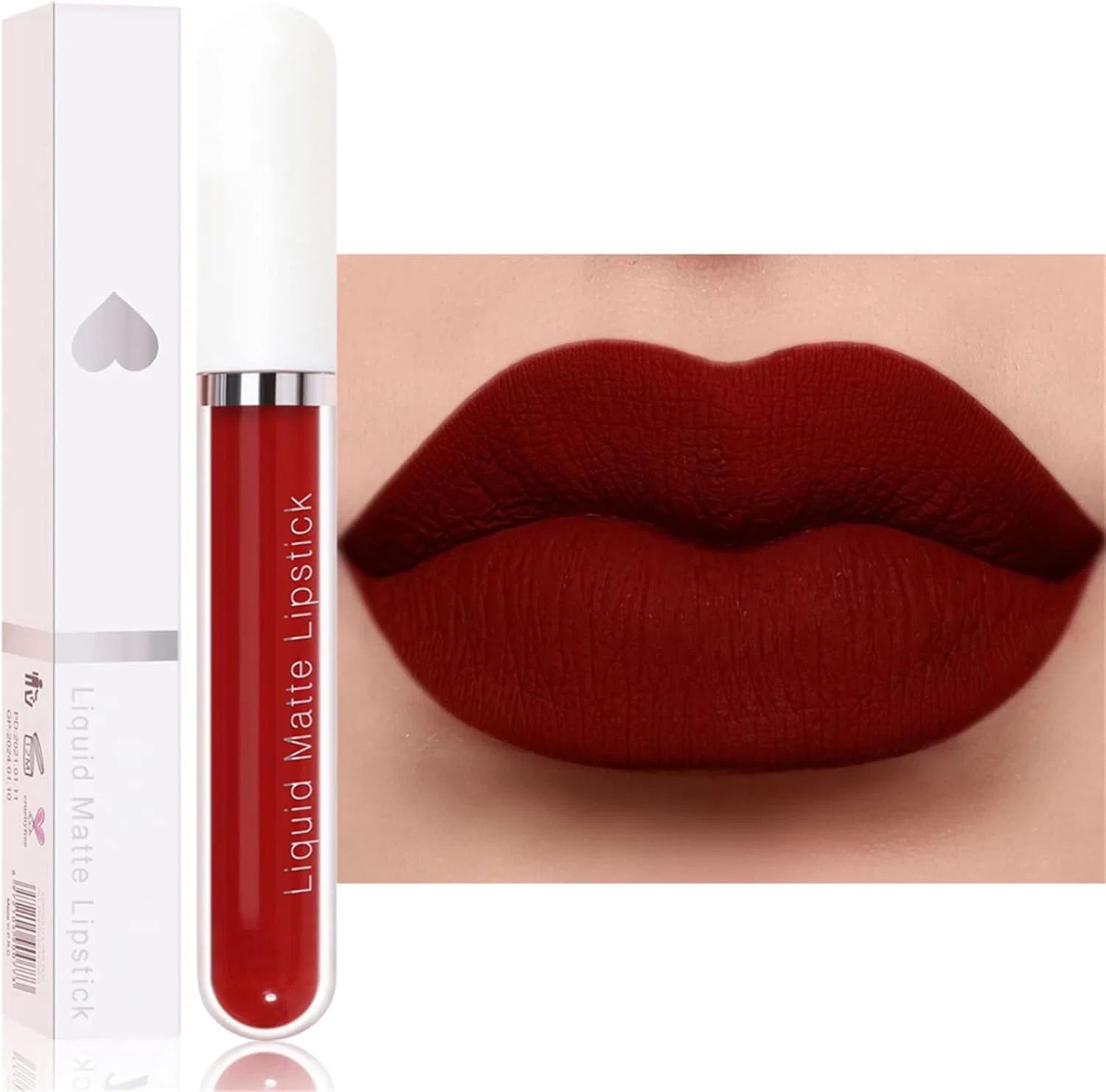 Матовая помада Lip Gloss, водостойкая, бежевая