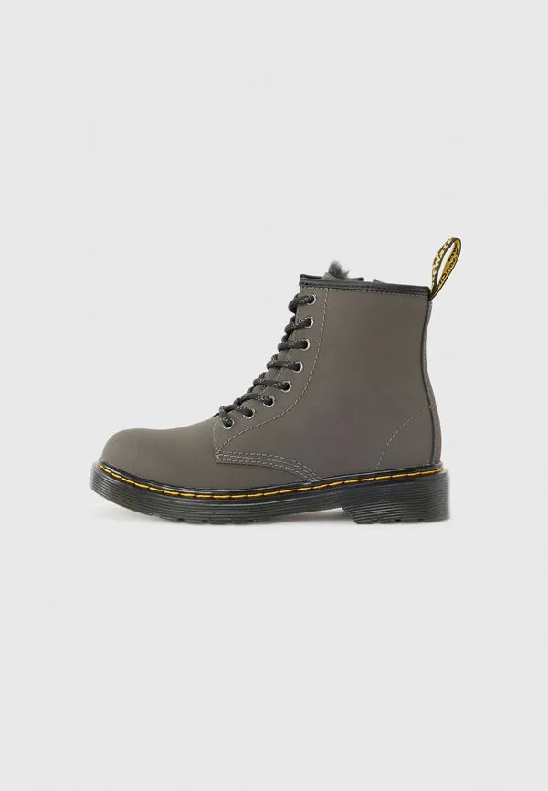 Зимние ботинки serena с 8 люверсами Dr. Martens, Gunmetal Soho Buck
