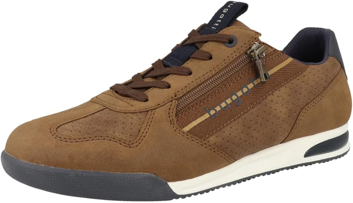Туфли Bugatti Herren Schnürhalbschuh in braun, Cognac — фото 4