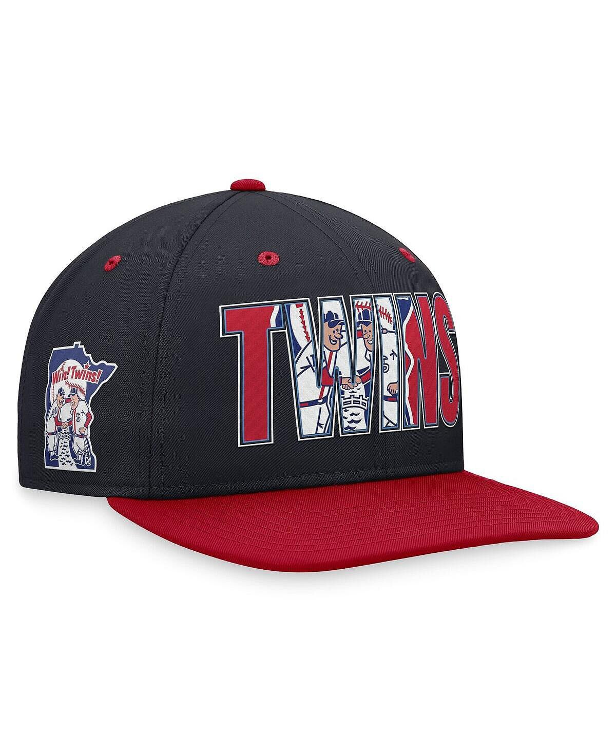 

Мужская темно-синяя шляпа Snapback Minnesota Twins Cooperstown Collection Pro Nike
