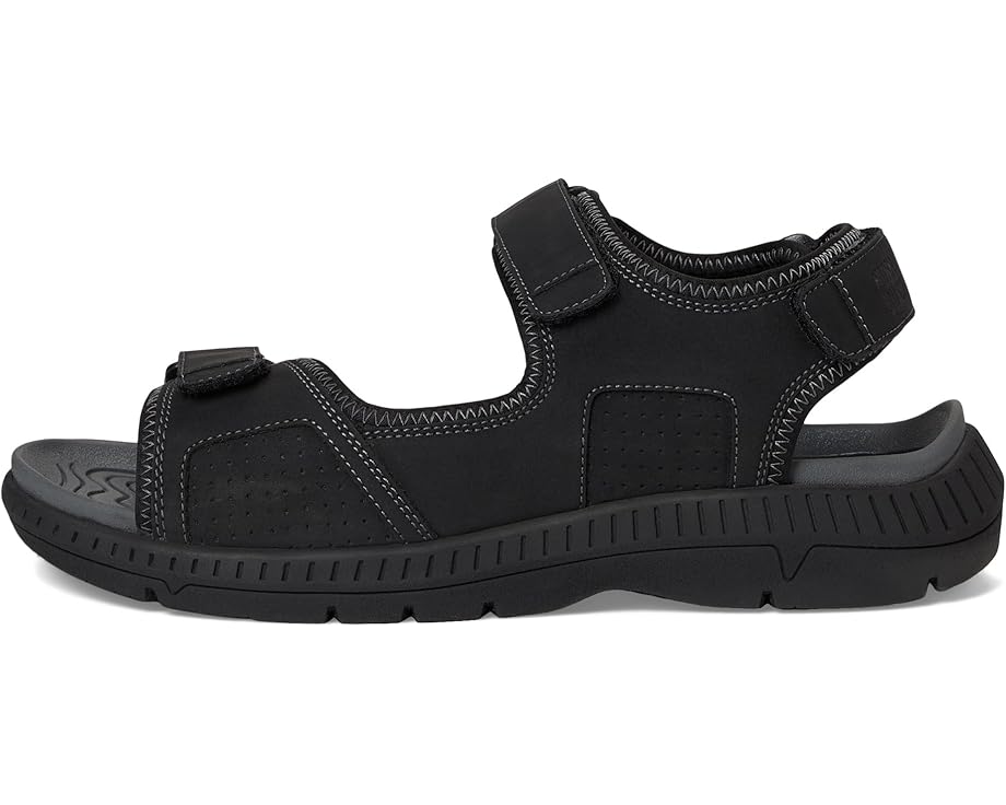 Сандалии Nunn Bush Laguna 3 Strap River Sandal Lightweight Adjustable and Comfortable, черный — фото 4