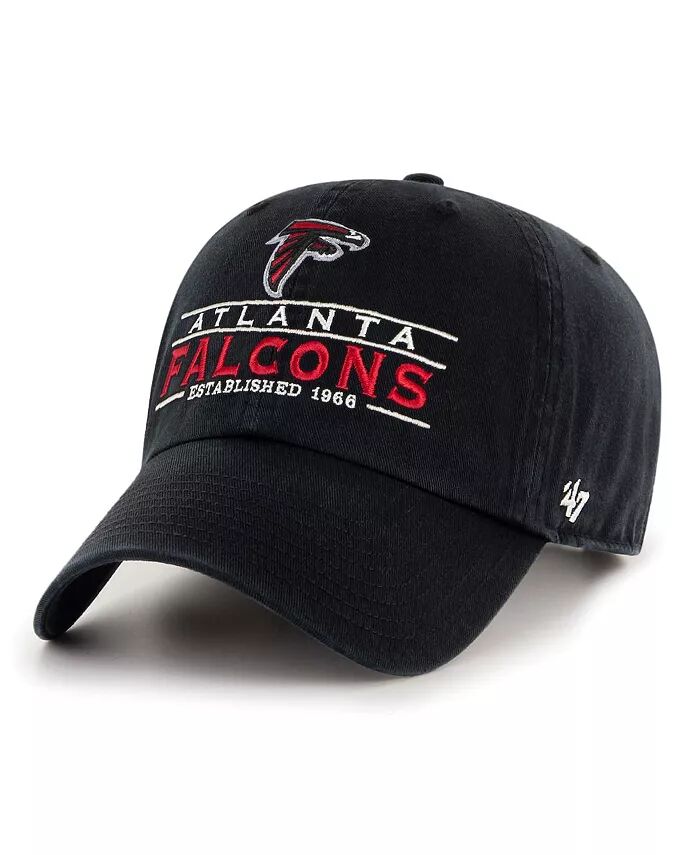 

Мужская черная кепка Atlanta Falcons Vernon Clean Up Adjustable '47 Brand