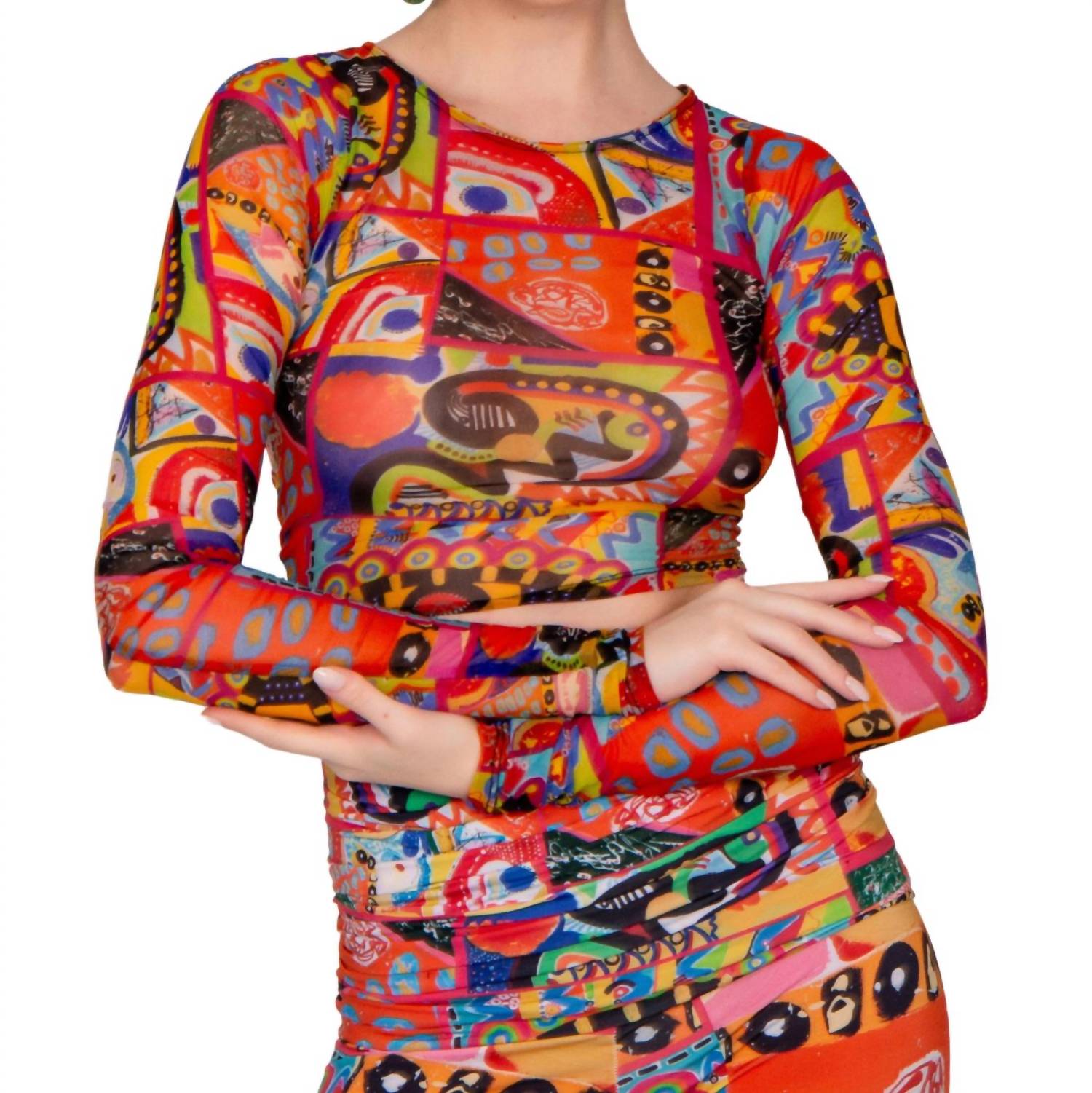 

Джулия Топ в печати Harmonia Bela Brand, цвет printing harmonia