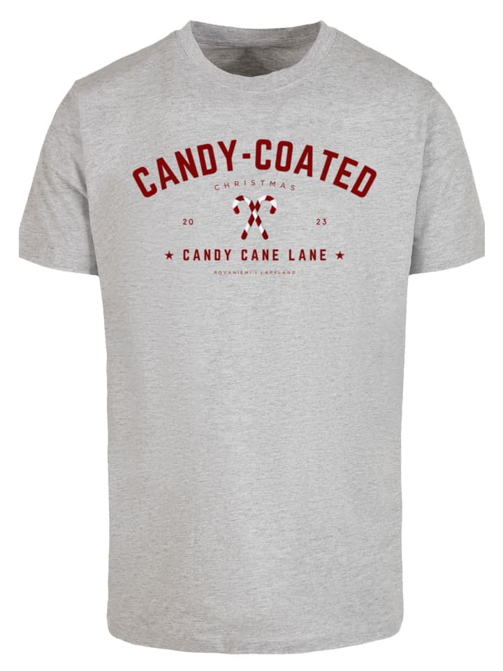 

Рождественская футболка Candy Coated Christmas в сером меланже F4NT4STIC, Серый, Рождественская футболка Candy Coated Christmas в сером меланже F4NT4STIC